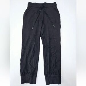 Lululemon Ready To Rulu Jogger Black Crop Drawstring Pants Athleisure Size 2